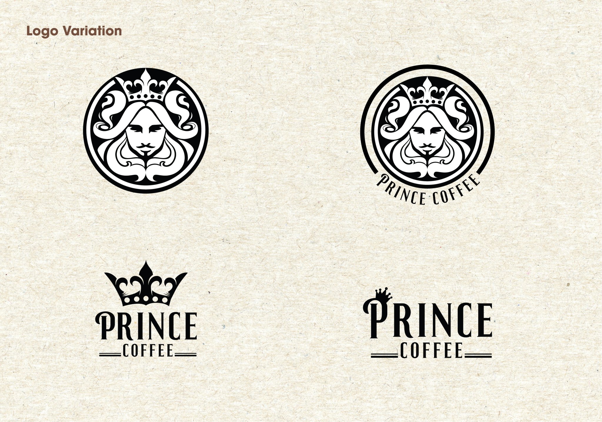 Thiet ke Logo quan ca phe Prince Coffee 2